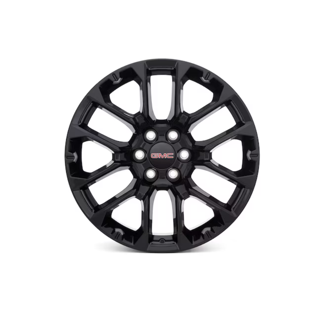 OEM wheels display in showroom